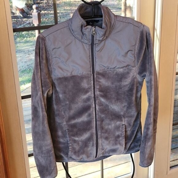 Emily B Teddy Bear Fleece LS Full‎ Zip Pocketed Sz. M Jacket - Picture 8 of 12